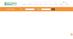 Desktop Screenshot of lilianahotel.it